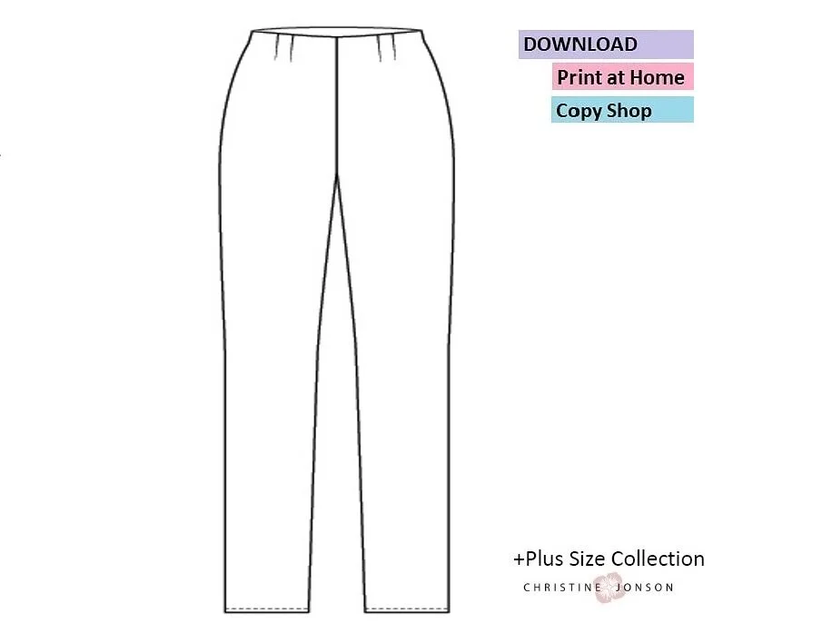PlusCJP Straight Leg Pant 621+ — Christine Jonson Sewing